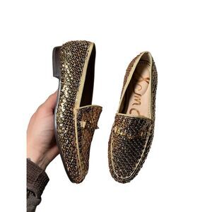 Sam Edelman | Loraine Gold Loafers